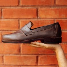 Men's Handcrafted Leather Penny Loafers | The Luca – Adelante Shoe Co. Business Casual Outfit, Goodyear Welt, Handcrafted Leather, Business Casual Outfits, Penny Loafers, Vegetable Tanned Leather, Full Grain Leather, Casual Outfit, Cow Leather