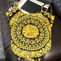 Brand New With Tags Versace Bathing Suit Size 4 (Xl) Versace Bathing Suit, Swim Brands, One Piece Bathing Suit, Bathing Suit, Womens Swim, Bathing Suits, Versace, Size 4, Swimming