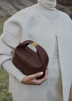 Polène | Bag - Béri - Santal Grainé Latest Handbags, Sliding Knot, Leather Pieces, Bag Dress, Leather Patches, Good Brands, Sophisticated Style, Leather Goods, High Quality Leather