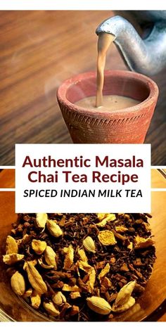 Indian chai tea is a delicious sweet beverage made with milk, black tea, and spices. Here is an authentic masala chai tea recipe that you should definitely try! India Chai Tea Recipe, Authentic Masala Chai, Indian Chai Recipe, Authentic Indian Chai Tea Recipe, Spiced Chai Tea Recipe, Chai Recipe Tea, Indian Tea Recipe, Chai Masala Recipe, How To Make Chai Tea