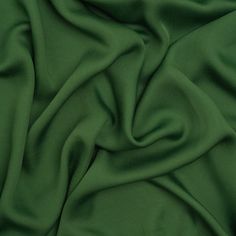 the green fabric is very soft and smooth