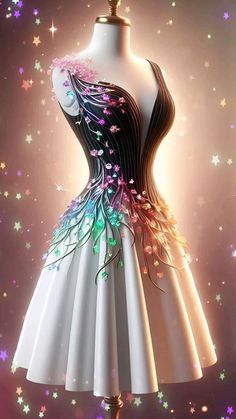 The Most Beautiful Dress, Most Beautiful Dress, Vestidos Anime, Preformance Outfits, Fashion Design Collection, Fashion Illustration Dresses, Most Beautiful Dresses, Pretty Prom Dresses