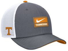 Design Curved brim, performance cap Snapback closure Mesh rear panels and embroidered eyelets for added ventilation Style and Team Spirit 3D embroidered graphic on the crown Swoosh™ design trademark high density direct embroidered at left side Additional Details One size fits most Tennessee Volunteers, Athletic Outfits, Outdoor Accessories, Team Spirit, The Crown, Brand You, Tennessee, Density, Nike Men