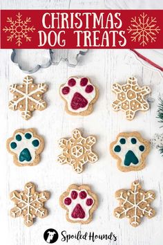 christmas dog treats with the title overlay