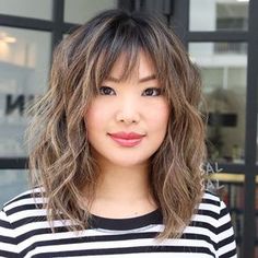 1,827 Likes, 31 Comments - SAL SALCEDO (@salsalhair) on Instagram: “SHAG @hellotacocat #salsalhair #shag #modernshag #bangs” Medium Length Hair With Bangs, Modern Shag Haircut, Hair Color Asian, Bronde Balayage, Bangs With Medium Hair, Styles Women, Shag Hairstyles, Trendy Hair