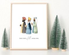 Christmas Church Activities, Christian Christmas Art, Religious Christmas Art, Christian Christmas Decor, Printable Christmas Art, Wise Men Still Seek Him, Simple Nativity, Christian Christmas Decorations, Christian Christmas Cards