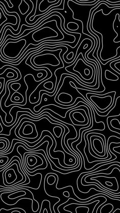 an abstract black and white background with wavy lines