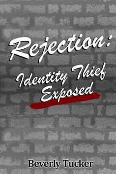 a book cover with the words,'reflection identity thief exposed'in white and red