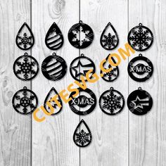 christmas ornament cut files