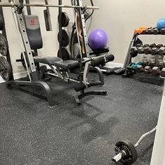 the gym is clean and ready for us to use