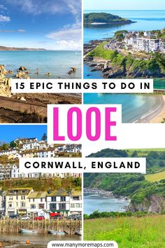 Things to do in Looe, a seaside town in Cornwall, England Looe Cornwall Aesthetic, Cornwall Looe, Monkey Sanctuary, Uk Travel Itinerary, Beautiful Places In England, Looe Cornwall, Uk Countryside, Europe Food