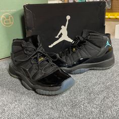 Youth Size 6.5 Fits A Women’s 7.5 Release Jordan’ Gammas Black Jordan Shoes With Air Cushioning And Round Toe, Jordan Shoes With Air Cushioning For Streetwear, Jordan Black, Kids Jordans, Jordan Shoes, Black Blue, Kids Shoes, Blue Black, Jordan