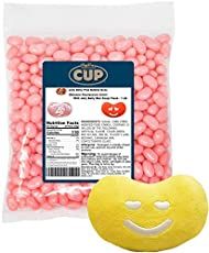 a bag of gummy candies with a smiley face on the front and side