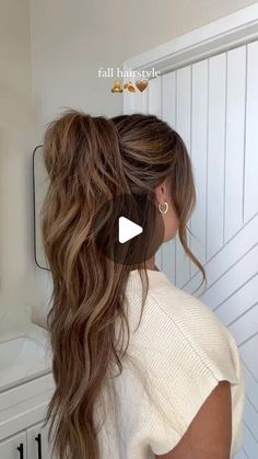 BRAIDS | UPDOS | INSPIRATION on Instagram: "When two ✌🏼ponytails are better than one. | styled by @hairbybreanna_ @hairbybreanna_ | 

Save it for inspo! ✔️

#beyondtheponytail #ponytail #halfuphalfdownhairstyle 
.
.#hairtutorial #btpbridal #hairstyles #howto 
.
#hairstyle #hairtutorial #fallhair #fallfashion #fallstyle #hairideas" One Ponytail, Hairstyles Salon, Young Mens Hairstyles, Vegas Hair, Haircut Images, Two Ponytails, Half Ponytail, Medium Layered Haircuts, Open Hairstyles