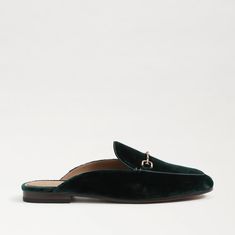 Sam Edelman Linnie Bit Mule - Capri by Sunset & Co. Elegant Green Slip-on Mules, Classic Flat Mules For Formal Occasions, Classic Flat Mules For Fall, Elegant Flat Mules For Fall, Elegant Fall Office Mules, Chic Green Mules For Formal Occasions, Fall Formal Flat Mules, Classic Mules For Office In Fall, Classic Flat Mules For Office