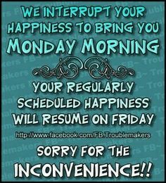 a poster with the words happy friday morning