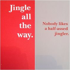 two posters with the words jungle all the way and nobody likes a half - assed ginger