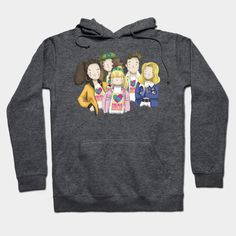 cartoon portrait of the Derry girls' gang -- Choose from our vast selection of hoodies to match with your favorite design to make the perfect custom graphic hoodie. Pick your favorite: Classic, Lightweight, Classic Zip or Lightweight Zip. Customize your color! For men and women. Pop Culture Winter Hoodie With Character Print, Winter Pop Culture Sweatshirt With Cartoon Print, Pop Culture Cartoon Print Sweatshirt For Winter, Girls Gang, Derry Girls, The Dream Team, Friends Tv Series, Tv Icon, Cartoon Portrait