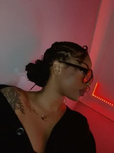 Locs And Glasses, Loc Goddess, Glasses Inspiration, Sister Locs, Locs Styles, Hairstyles Wigs