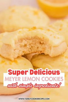 Enjoy the bright and refreshing flavor of Meyer Lemon Cookies. With their soft, chewy texture and a burst of Meyer lemon sweetness, these cookies are perfect for any dessert lover. Simple to make and delicious, these cookies are a citrus treat everyone will love.