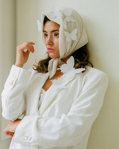 Tono + co Classic Silk Scarf in Bone styled by Erica Kopp of Stay Co and photographed by Tess Comrie for our Spring 2019 lookbook | Lovingly hand-dyed in California and available in 24 signature colors. Driving Into The Sunset, Bone Color, Scarf Fashion, Silk Pillowcase, Grace Kelly, Color Collection, The Sunset, Summer Day, Mulberry Silk