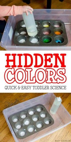 the hidden colors in an easy and fun activity for toddlers