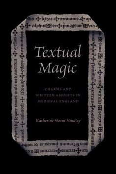 a book cover with the words textual magic written in black and white on it's front