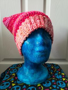 Add some 'fugly' to your life with this handmade sack-hat! Item should be washed on a cool, gentle cycle and nevet tumble-dried. Crochet Sack, Sack Hat, Caps Hats, Accessories Hats, Winter Hats, Accessory Gift, Pet Supplies, Display Homes, Paper Party Supplies