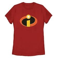 Women's The Incredibles Classic Logo T-shirt - Red - X Large : Target Red Short Sleeve Fandom Top, Red Short Sleeve Fandom Tops, Themed Red Short Sleeve Tops, Red Themed Short Sleeve Tops, Red Themed Crew Neck T-shirt, Red Pop Culture Tops For Fan Conventions, Red Pre-shrunk T-shirt For Fan Conventions, Red Fan Apparel Tops For Conventions, Red Fandom Crew Neck Top