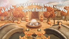 an advertisement for the dark aederia museum speed build