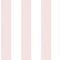 a pink and white striped wallpaper with vertical stripes