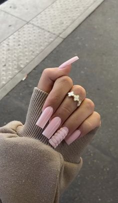 Plain Acrylic Nails, Drip Nails, White Acrylic Nails, Exotic Nails, Acrylic Nails Coffin Pink, Long Square Acrylic Nails, Bling Acrylic Nails, Short Acrylic Nails Designs