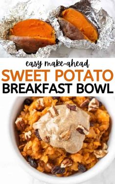 sweet potato breakfast bowl is an easy and delicious way to start the day off right