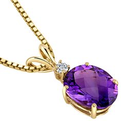 Inspired by a love of luxury Dress it up or dress it down. But don't leave the palace gardens without this crown jewel. This graceful pendant features oval shape Peora natural Amethyst gemstones in 14K yellow gold. Our natural Amethyst gemstones are a unique gift from nature. By cutting them in a way that respects the rough's natural radiance, we ignite their inherent intensity and maximize their brilliance to deliver on our signature Peora standard. Handcrafted in pure 14K yellow gold goodness, Palace Gardens, Don't Leave, Crown Jewels, Royal Purple, Amethyst Pendant, Luxury Dress, Purple Hues, Diamond Pendant Necklace, Amethyst Gemstone