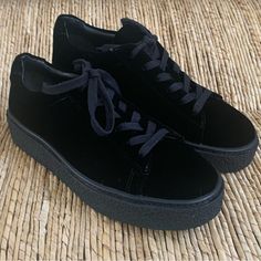 Sz 7.5 Vince Black On Black Women’s Leather Suede Sneakers Neela Black Sneakers Black Laces New Never Worn Nwot Black On Black, Suede Sneakers, Black Sneakers, Black Laces, Sneakers Black, Leather Sneakers, Black Suede, Suede Leather, Black Women