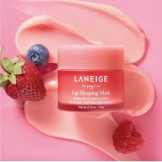 New In The Box! Famous High End Hydrating Lip Sleeping Mask! Vitamin C Benefits, Laneige Lip, Berry Lips, Laneige Lip Sleeping Mask, Berry Fruit, Lip Sleeping Mask, Sleeping Mask, Chapped Lips, Lip Mask