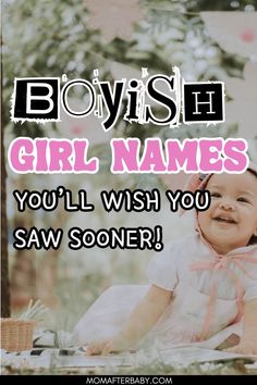 Whether you're looking for popular gender neutral names or powerful feminine names — we've got over 100 baby names for your baby girl to choose from! Boyish Girl Names, Neutral Baby Names, Gender Neutral Baby Names, Neutral Names, Names With Nicknames, Powerful Feminine, Boyish Girl, Feminine Names, Powerful Names