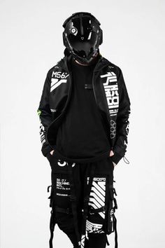 Cyberpunk Techwear, Futuristic Clothing, Techwear Jacket, Techwear Streetwear, Techwear Pants