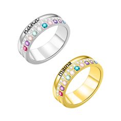 PRICES MAY VARY. ❤Design inspiration❤:Family Ring - This ring features 1-10 birthstones, allowing you to personalize it with the birthstones of your family members or loved ones. With the option to include up to 10 birthstones, this ring is perfect for big families or those who want to include extended family members. This ring is a symbol of the strong bond and love shared between family members, making it a perfect addition to any family heirloom collection. ❤Gift choice❤: Well packed in a Gif Daughter Bridesmaid, Big Families, Family Ring, Mothers Ring, Birthstone Rings, Family Rings, Work Time, Mother Rings, Friend Friendship