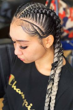 Cornrow Braids To Look Like A Magazine Cover ★ Braids Professional Look, Goddess Braids Cornrows, Hair Gell, Hair Braiding Salon, Hair Heart, Cornrows Braids For Black Women, Braids Cornrows, Cute Natural Hairstyles, Cute Braids