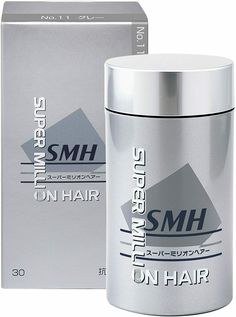 Description Super Million Hair 30g No.11 Gray   Brand new Color: Gray No.11 30g made in Japan     For those who are worried about thinning hair, hair loss, alopecia areata, and white hair! Covers the crown, back of the head, divisions, streaks, and thinning hair on the hairline in just 10 seconds. Hair thickening powder (vegetable antibacterial fiber) adheres due to static electricity to make the hair look thicker, making it look like it has naturally increased in volume. 1 Dry your hair 2 Sprinkle 3 Mist spray 3 easy steps! It is also resistant to rain, wind and sweat. Unisex Contents: 30g Country of origin: Japan All ingredients: Plant-based antibacterial fiber   Ingredients / Ingredients Plant-based antibacterial fiber -------------------------------------------------- ----------------- Hair Product Packaging, Hair Thickening Powder, Japan Hair, Medium Brown Hair, Hair Powder, Hair Tonic, Hair Product, Hair Thickening, Hair Problems