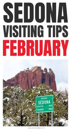 the cover of sedona visiting tips february