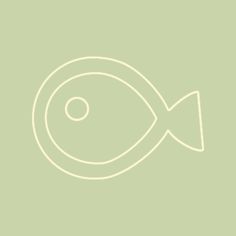 an image of a fish that is in the middle of a green background with white lines