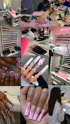 Nail Tutorial Videos, Acrylic Nails Coffin Pink