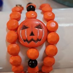 Handcrafted 3 In Set Jack Of Lantern Stretch Bracelets With Howlite Pumpkin Charm Halloween Pumpkin Bracelet Set Acrylic Orange Beads Glass Black Beads Silver Square Beads Elastic Cord 3 Bracelets In Set Bracelet Stack Wear Individually Or As A Stack Graduated Sizes Handmade By Me. Fall Jewelry Holiday Jewelry October Halloween Jewelry Thanksgiving Jewelry Halloween Gifts For Her Lovely Worn Individually Or As A Stack Mix With Other Stackables Visit My Closet - Mycreationsplus - For More Handmad Adjustable Orange Stretch Bracelet, Orange Handmade Stretch Bracelet, Handmade Orange Bracelets For Halloween, Thanksgiving Jewelry, Orange Agate, Beaded Cuff Bracelet, Christmas Bracelet, Handcrafted Bracelets, Orange And Turquoise