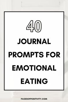 The best journal prompts for healing, for sure! Are you struggling with emotional eating? Explore powerful journal prompts for emotional eating that will help you understand and address the root causes of your emotional eating habits. Use these journal prompts about food to cultivate a healthier relationship with food. | journal prompts for relationship with food | journal prompts for food | journal prompts for food freedom | food journal prompts | food freedom journal prompts Prompts For Relationship, Best Journal Prompts, Prompts For Healing, Healthier Relationship