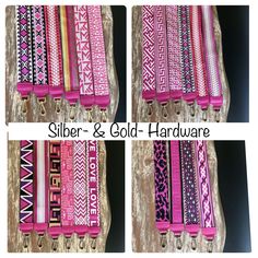 Bag Straps Shoulder Strap Shoulder Strap Wide Strap Patterned Glitter Pink Gold Silver Hardware Gifts for Her If you are looking for a high quality bag strap that is comfortable and fashionable at the same time, then this shoulder strap with a width of 5 cm is the perfect choice for you! Give your bag a new look and more comfort with this shoulder strap. ✅ Dimensions: Length: Adjustable approx. 85 cm to 127 cm including snap hook Width: 5 cm ✅Materials: Polyester/ genuine leather Base material: Camera Bag Pattern, Hip Bag, Types Of Bag, Beautiful Bags, Wide Straps, Pink Gold, Silver Hardware, Bag Straps, Bag Pattern