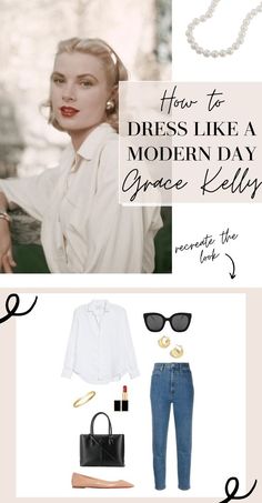 Grace Kelly Style Inspiration, Princess Grace Kelly Fashion, Timeless And Classic Fashion, Dress Like Grace Kelly, Classic 50s Fashion, Cute Classic Style, Grace Kelly Soft Classic, Marian Cotillard Style, Parisian Date Outfit