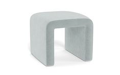 the small stool is made out of concrete