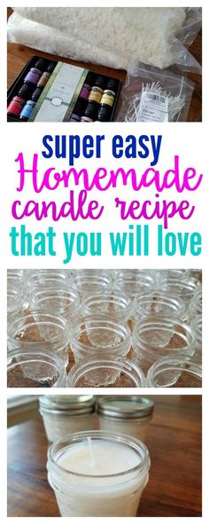 the homemade candle recipe that you will love